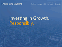 Tablet Screenshot of lakeshore-capital.com